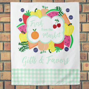 Fresh From The Market Bridal Shower Tapestry