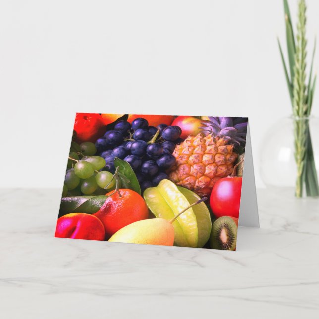 Fresh Fruit Bowl Card (Front)