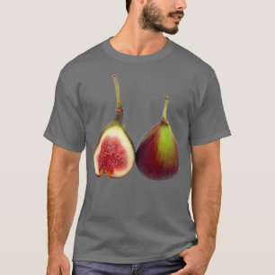 Fresh Fruit Figs Plant Based Vegan Vegetarian T-Shirt