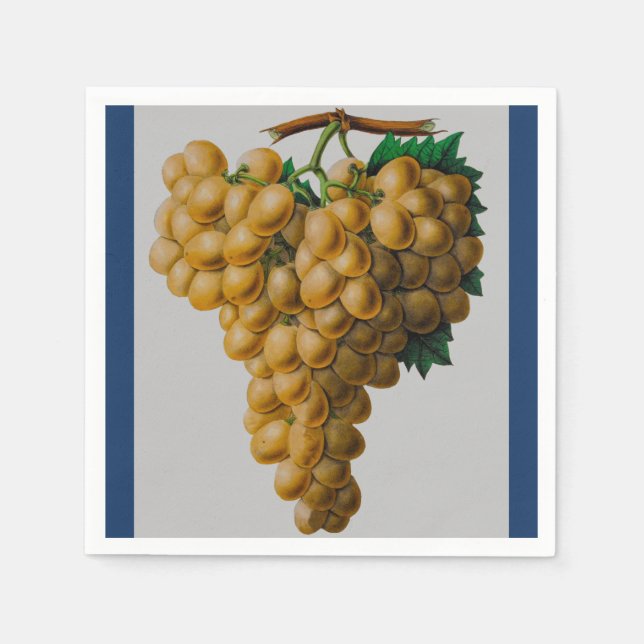 Fresh Fruit - Golden Vine Grapes Napkin (Front)