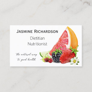 Fresh Fruit Nutrition Business Card