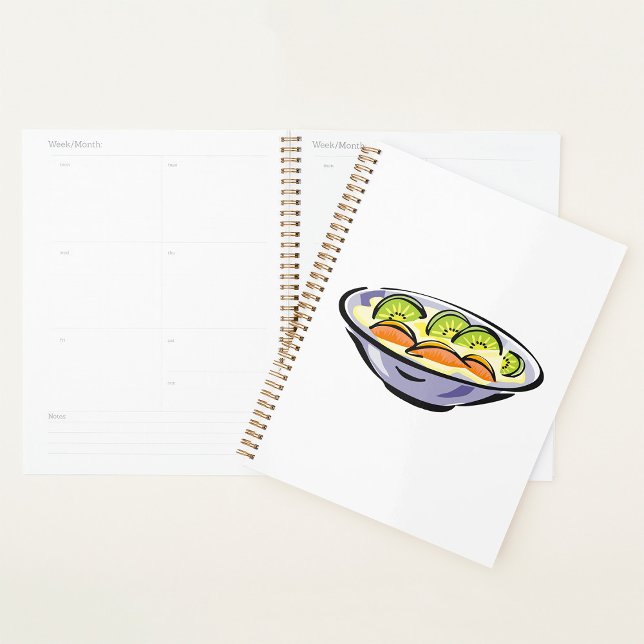 Fresh Fruit Salad Bowl with Kiwi and Orange Planner (Creator Uploaded)