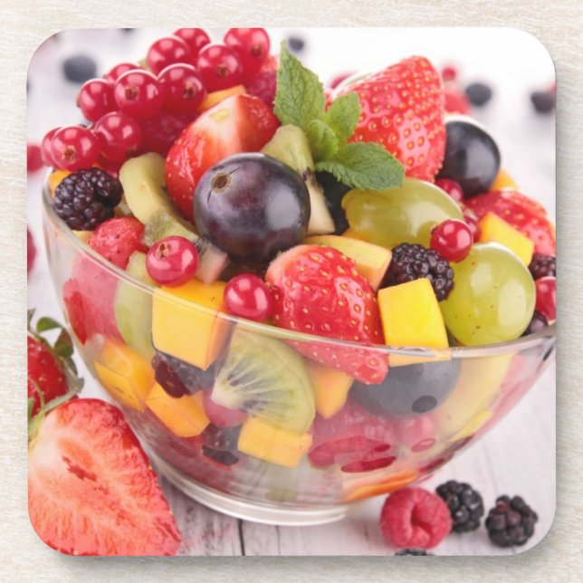 Fresh fruit salad coaster (Front)