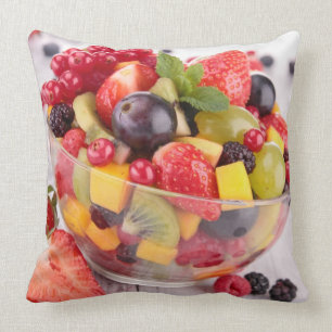 Fresh fruit salad cushion