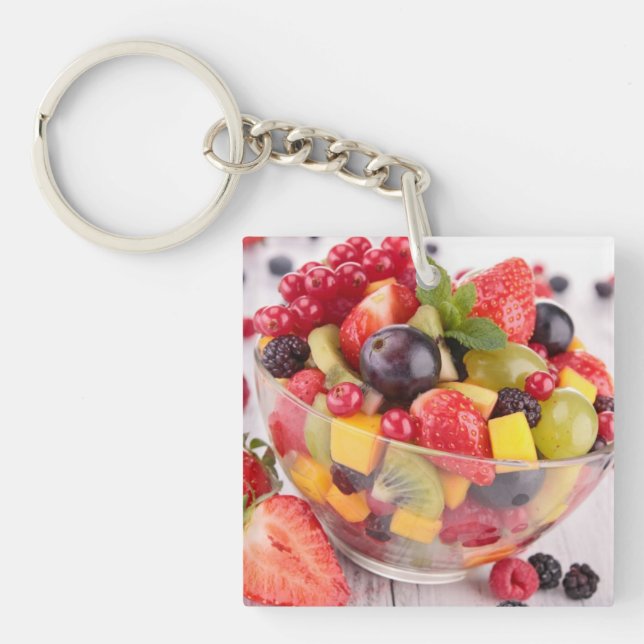 Fresh fruit salad key ring (Front)