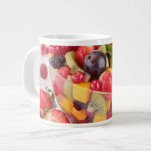 Fresh fruit salad large coffee mug