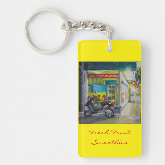 Fresh Fruit Smoothie key chain (Front)