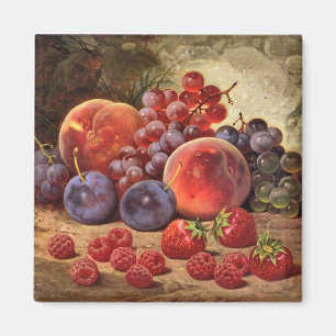 Fresh fruit still life. magnet