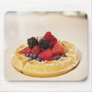 Fresh fruit waffle mouse mat