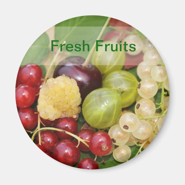 fresh fruits Magnet (Front)