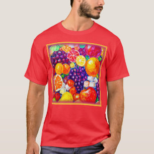 "Fresh Fruits Pattern" Cute Art. Buy Now  T-Shirt