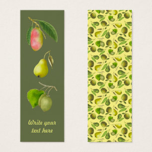 Fresh Fruits Personalised Bookmark