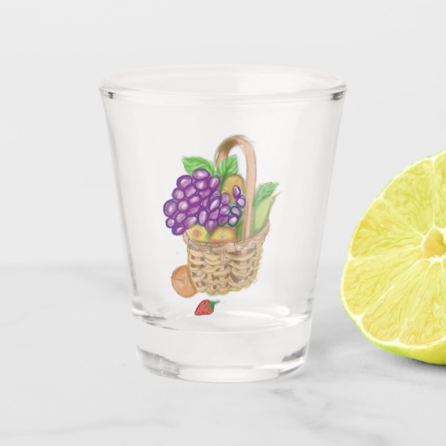Fresh fruits shot glass (Front)