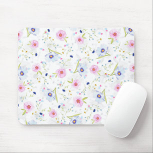 Fresh Garden Flowers Mouse Mat