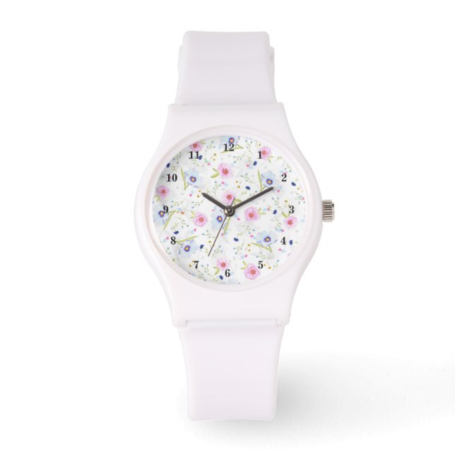 Fresh Garden Flowers Watch (Front)