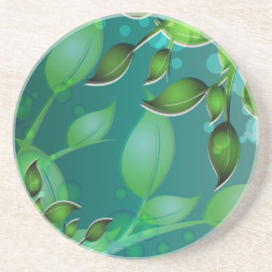Fresh Garden Leaves Coaster
