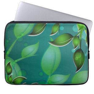 Fresh Garden Leaves Laptop Sleeve