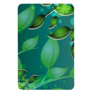 Fresh Garden Leaves Magnet