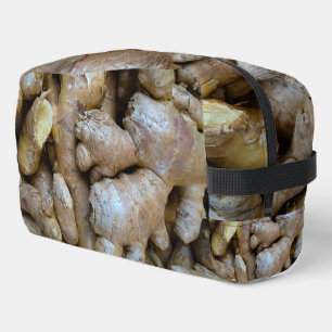 fresh ginger roots dopp kit