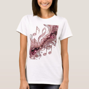 Fresh Gold MUSIC IN THE AIR Bold Design T-Shirt