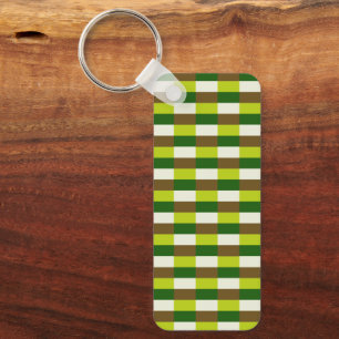 Fresh Grass Color Scheme in Blocks Key Ring