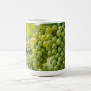 fresh green grapes coffee mug
