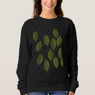 Fresh Green Leaves Sweatshirt