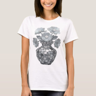 Fresh Grey ABSTRACT ART Graphic Design T-Shirt