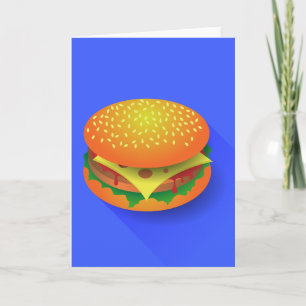 Fresh Hamburger Greeting Cards