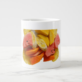 fresh healthy fruits large coffee mug