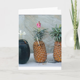 fresh healthy pineapple card
