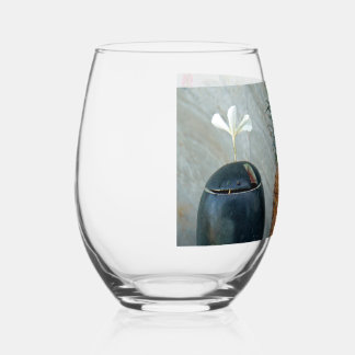 fresh healthy pineapple stemless wine glass