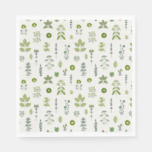 Fresh Herbs Napkin (Front)