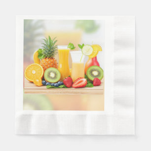 Fresh Juicy Fruits  Napkin