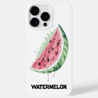 Fresh Juicy Slice of Watermelon Pink and Green Case-Mate iPhone 14 Pro Max Case
