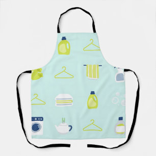 Fresh Laundry Day Pattern Apron
