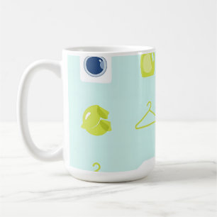 Fresh Laundry Day Pattern Coffee Mug