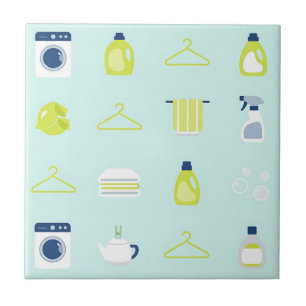 Fresh Laundry Day Pattern Tile