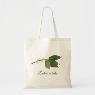 Fresh laurel leaves tote bag