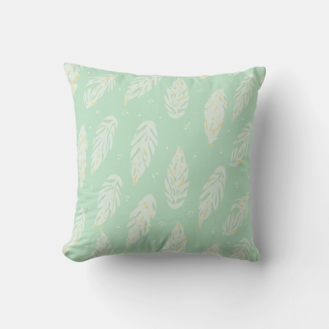 fresh leaves Pillow (Front)