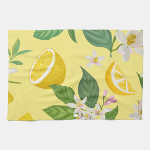 Fresh Lemon & Citrus Blossom Kitchen Towel