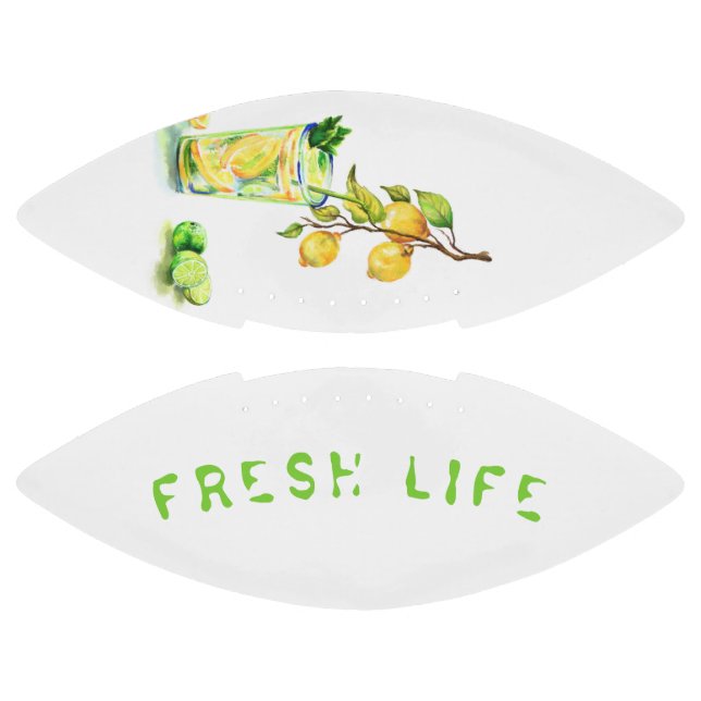 Fresh Lemon Drink Football - Custom Text American Football (Panels)