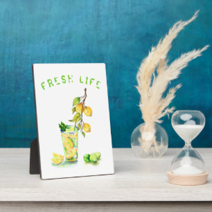 Fresh Lemon Juice Cool Drink Lemonade Summer Party Plaque