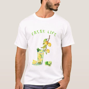 Fresh Lemon Juice Cool Drink Lemonade Summer Party T-Shirt