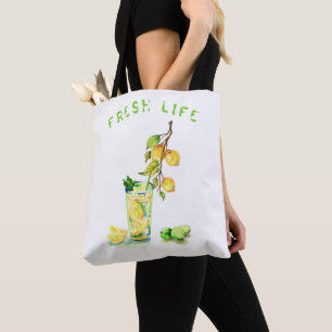 Fresh Lemon Juice Cool Drink Lemonade Tote Bag