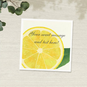 Fresh Lemon Paper Napkin