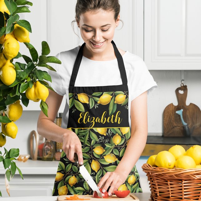 Fresh Lemons Custom Chef Name Apron (Creator Uploaded)