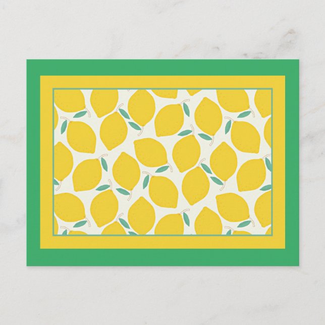 Fresh Lemons Postcard (Front)