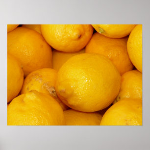 Fresh Lemons Poster