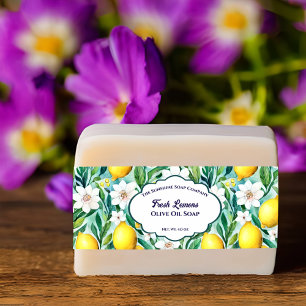 Fresh Lemons Soap Belly Band Invitation Belly Band